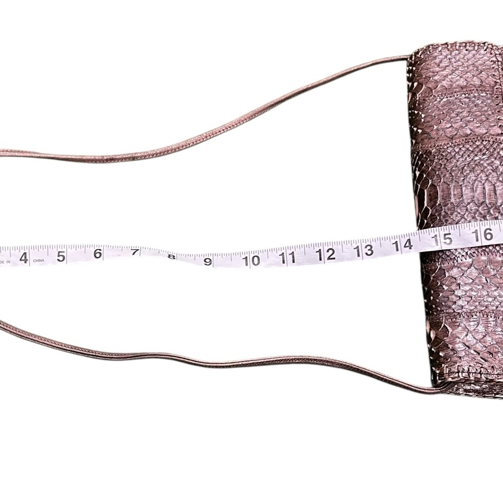 Carlis Falchi Snakeskin Wristlet Handbag - Picture 11 of 14